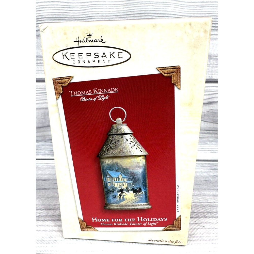 Hallmark Keepsake Ornament 2003 THOMAS KINCAID HOME FOR‎ THE HOLIDAYS